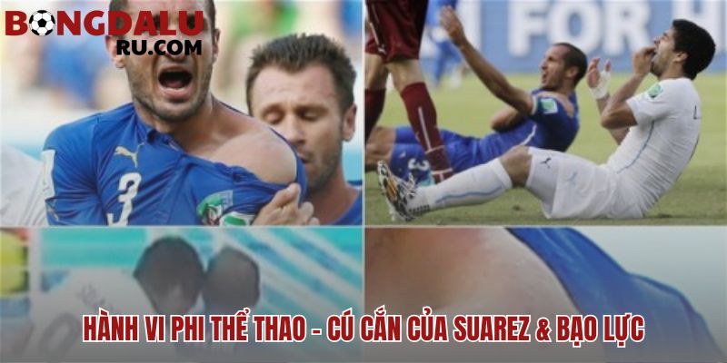 Hành vi phi thể thao ghi dấu bằng những khoảnh khắc bạo lực